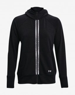 detail Rival Terry Taped FZ Hoodie-BLK