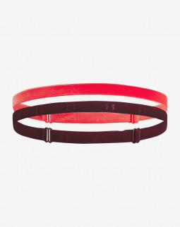 detail Dámské čelenky Under Armour W's Adjustable Mini Bands-RED