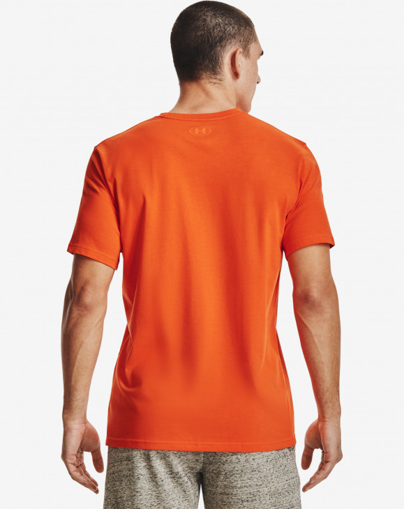detail Pánské tričko s krátkým rukávem Under Armour GL Foundation SS T oranžové
