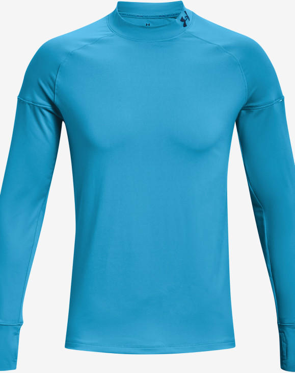 detail Pánské tričko s dlouhým rukávem Under Armour UA OUTRUN THE COLD LS-BLU