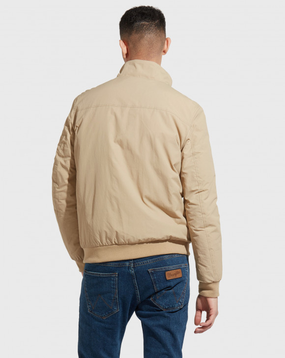 detail CLASSIC BOMBER CLAY BEIGE