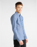 náhled SLIM BUTTON DOWN WASHED BLUE