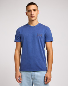 Pánské tričko s krátkým rukávem Lee MEDIUM WOBBLY LEE TEE SURF BLUE