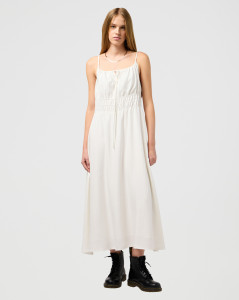 Dámské šaty Wrangler SLIM SUMMER DRESS VINTAGE WHITE