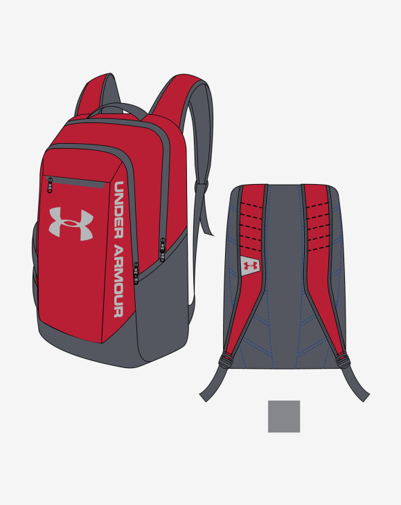 detail UA Hustle Backpack LDWR-RED