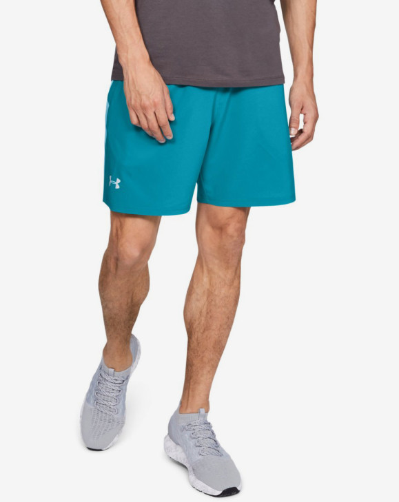 detail UA LAUNCH SW 7'' SHORT-BLU