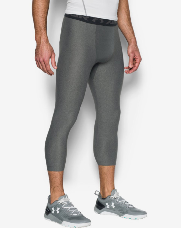 detail HG ARMOUR 2.0 3/4 LEGGING-GRY