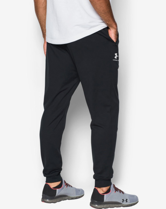 detail Pánské tepláky Under Armour SPORTSTYLE TRICOT JOGGER-BLK