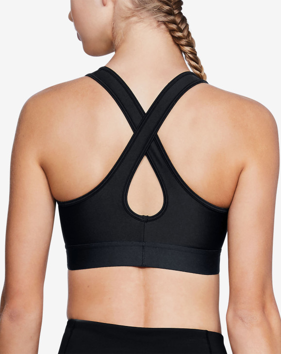 detail Armour Mid Crossback Bra-BLK