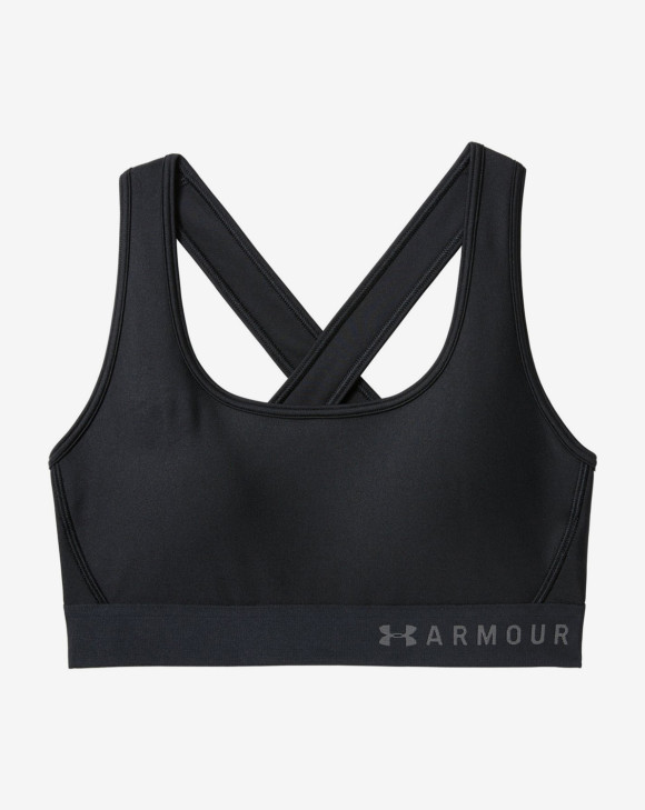 detail Armour Mid Crossback Bra-BLK