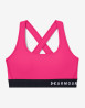 náhled Dámská sportovní podprsenka Under Armour Armour Mid Crossback Bra růžová