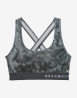 náhled Armour Mid Crossback Printed Bra -GRY