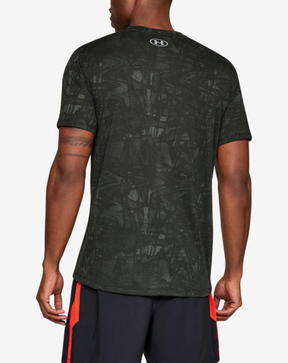 detail UA STREAKER PRINTED SS CREW-GRN