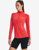 náhled Dámské tričko s dlouhým rukávem Under Armour Tech 1/2 Zip - Twist-RED