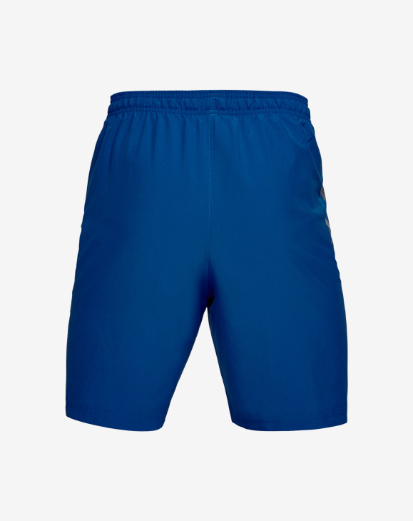 detail UA Woven Wordmark Shorts-BLU