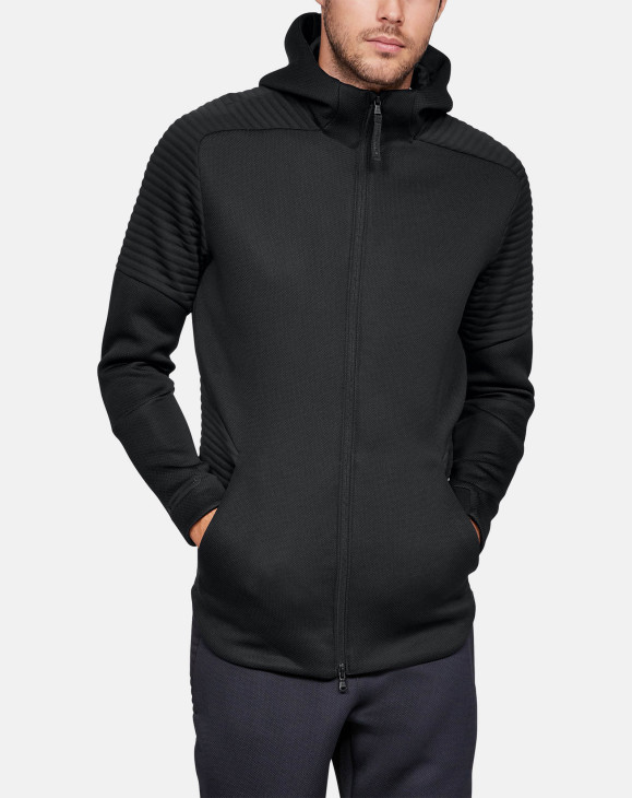 detail UNSTOPPABLE MOVE FZ HOODIE-BLK