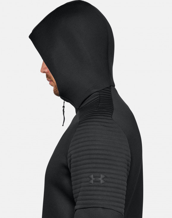detail UNSTOPPABLE MOVE FZ HOODIE-BLK