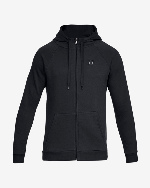 detail RIVAL FLEECE FZ HOODIE-BLK