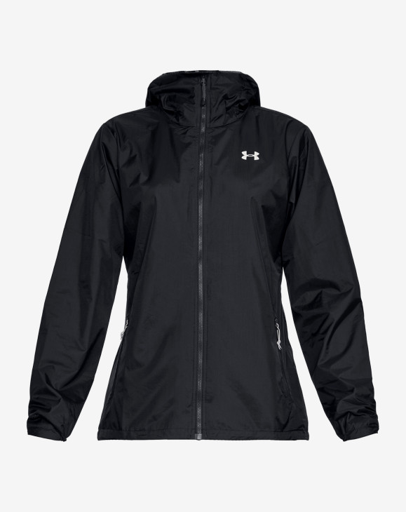 detail Dámská nepromokavá bunda Under Armour UA Forefront Rain Jacket-BLK