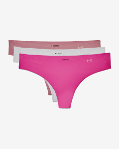 Dámská tanga Under Armour PS Thong 3Pack-PNK