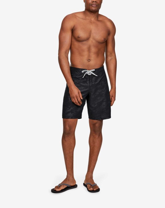 detail Shore Break Emboss Boardshort-BLK