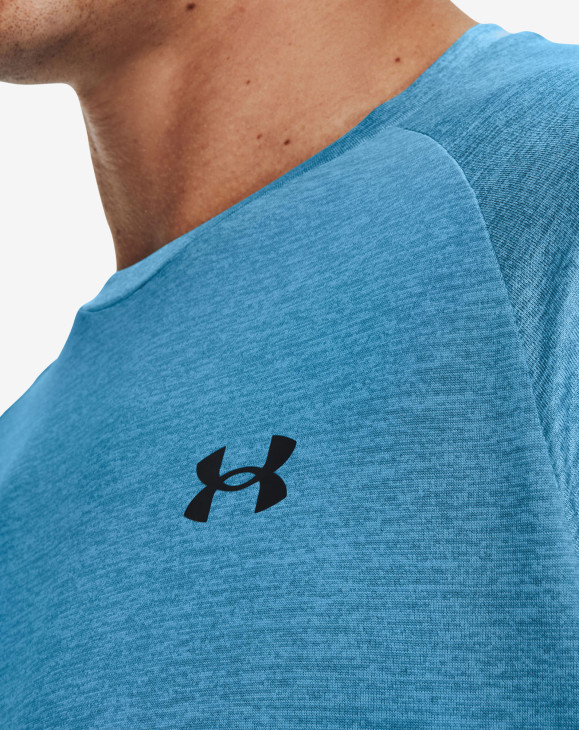 detail Pánské tričko s krátkým rukávem Under Armour Tech 2.0 SS Tee světle modré