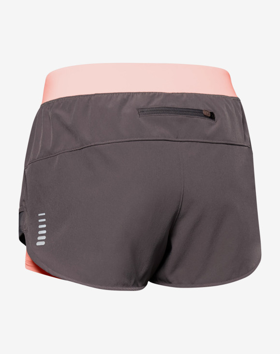 detail UA Qualifier SpeedPocket 2-in-1 Short-GR