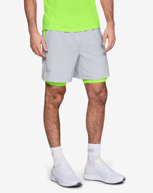 detail UA LAUNCH SW 2-IN-1 SHORT-GRY