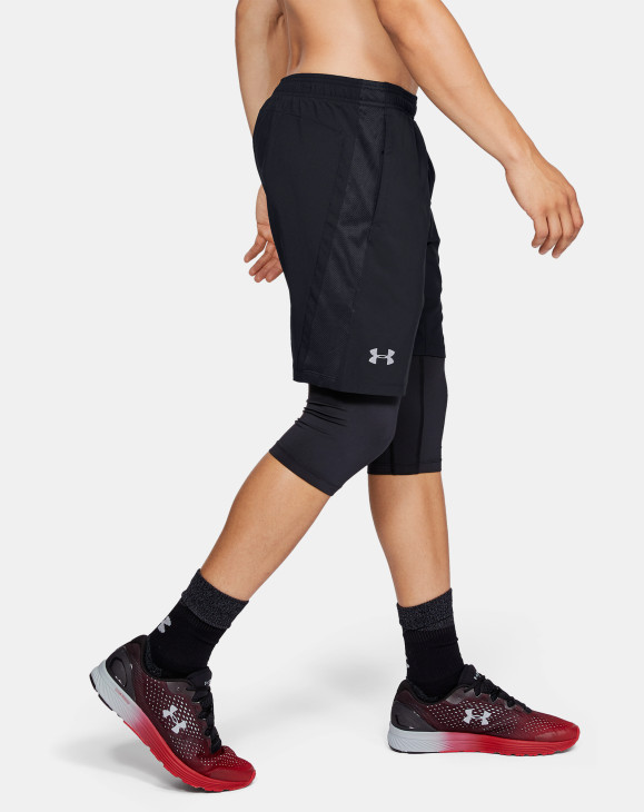 detail UA LAUNCH SW 2-IN-1 LONG SHORT-BLK