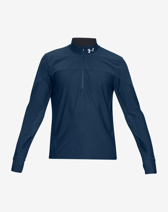 detail UA QUALIFIER HALF ZIP-BLU