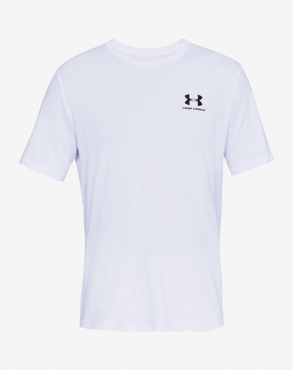 detail Pánské tričko s krátkým rukávem Under Armour UA SPORTSTYLE LC SS-WHT