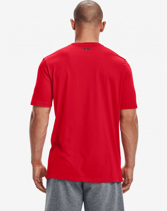 detail Pánské tričko s krátkým rukávem Under Armour UA SPORTSTYLE LC SS-RED