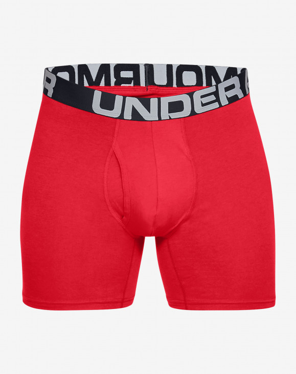 detail UA Charged Cotton 6in 3 Pack-RED