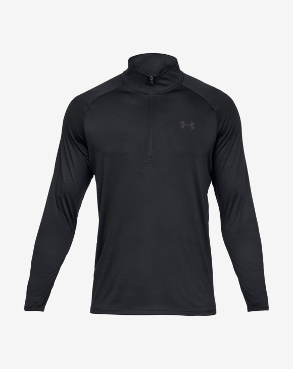 detail Pánské tričko s dlouhým rukávem Under Armour Tech 2.0 1/2 Zip černé