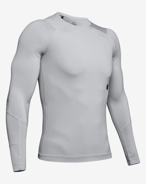 detail UA Rush Compression LS-GRY