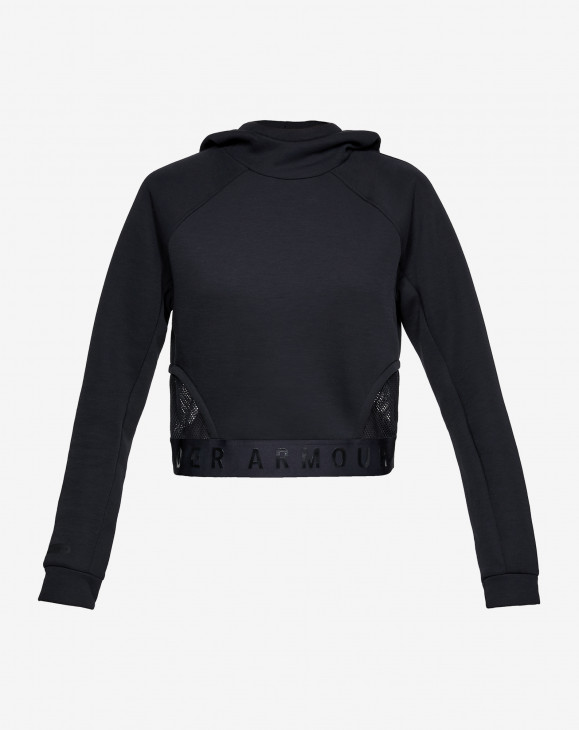detail UNSTOPPABLE MOVE LIGHT CROP PO HOOD-Blac