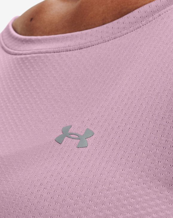 detail Dámské tričko s krátkým rukávem Under Armour UA HG Armour SS-PNK