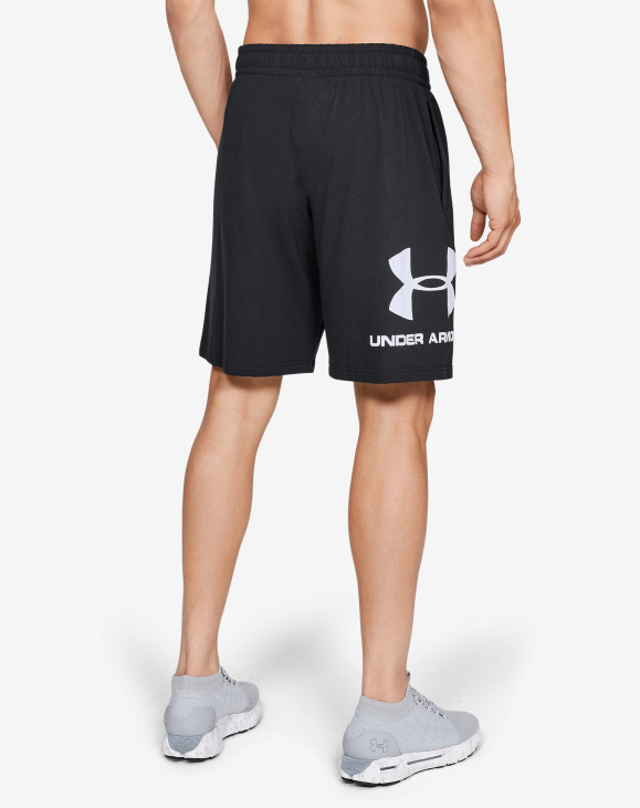 detail Pánské kraťasy Under Armour UA Sportstyle Cotton Shorts-BLK