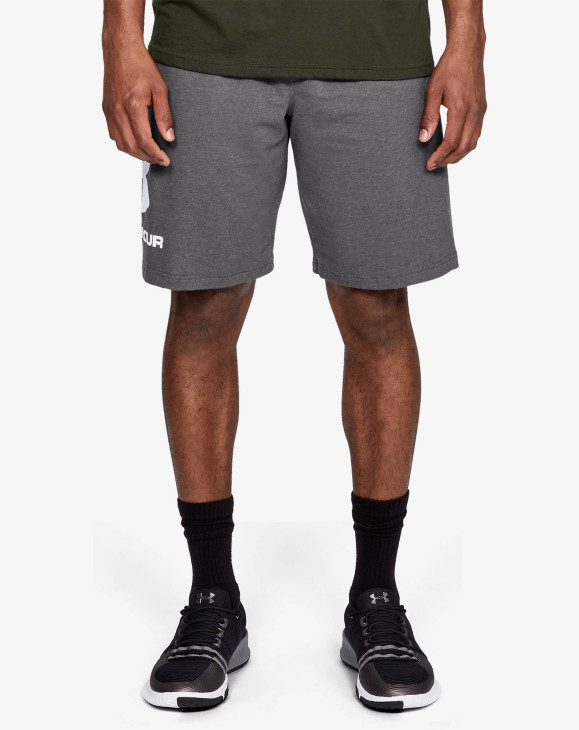 detail UA COTTON BIG LOGO SHORTS-GRY