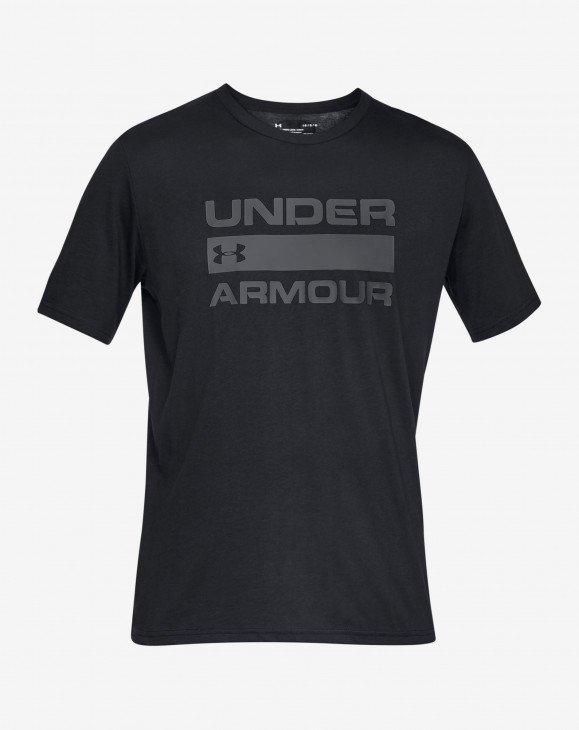 detail Pánské tričko s krátkým rukávem Under Armour UA TEAM ISSUE WORDMARK SS-BLK