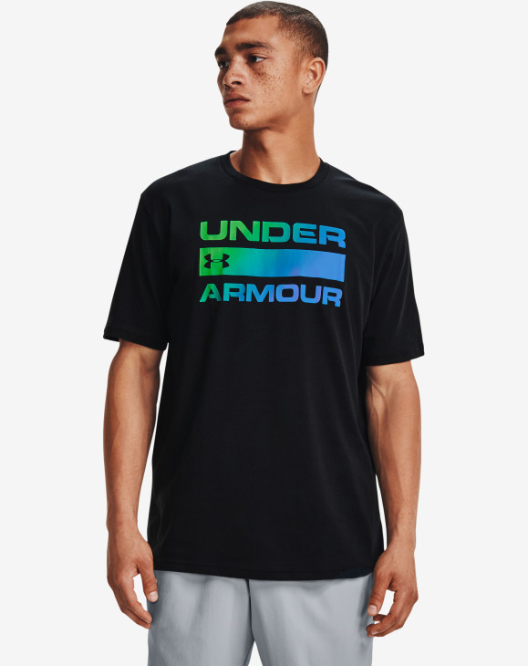 detail UA TEAM ISSUE WORDMARK SS-BLK