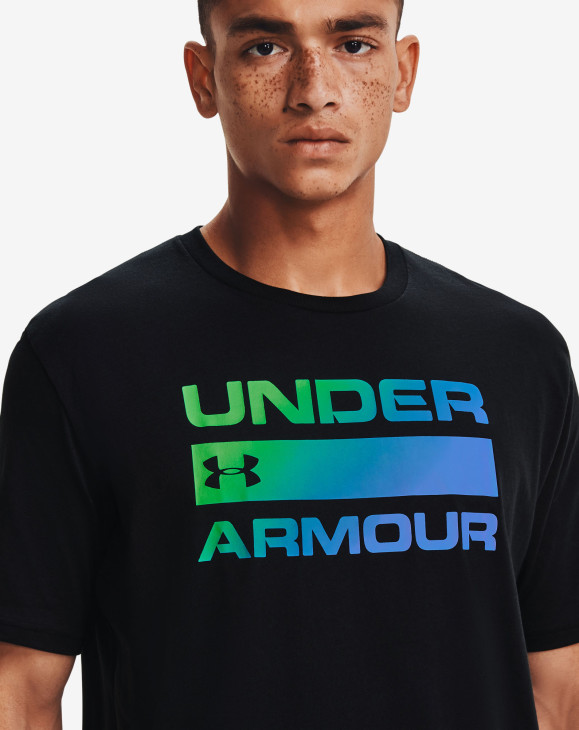 detail UA TEAM ISSUE WORDMARK SS-BLK