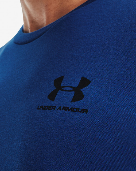 detail Pánské tričko s dlouhým rukávem Under Armour UA SPORTSTYLE LEFT CHEST LS-BLU