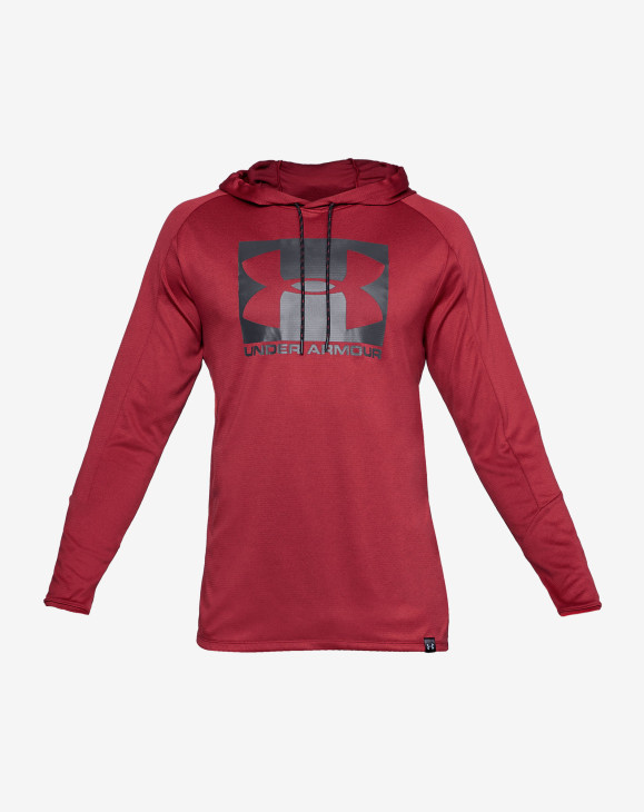 detail Lighter Longer PO Hoodie-RED