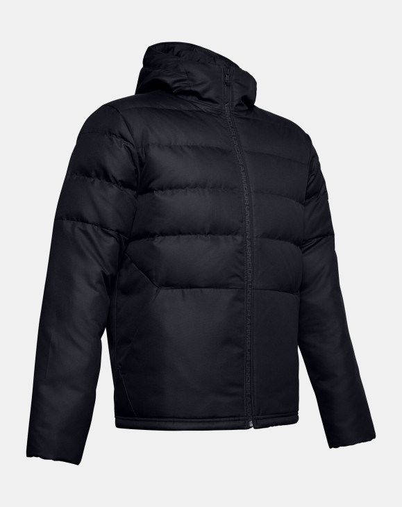 detail UA Sportstyle Down Hooded Jacket-BLK