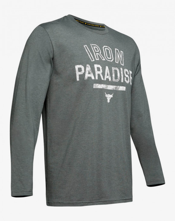 detail PROJECT ROCK IRON PARADISE LS-GRY