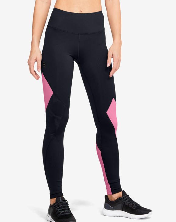 detail UA Rush Embossed Leggings-BLK