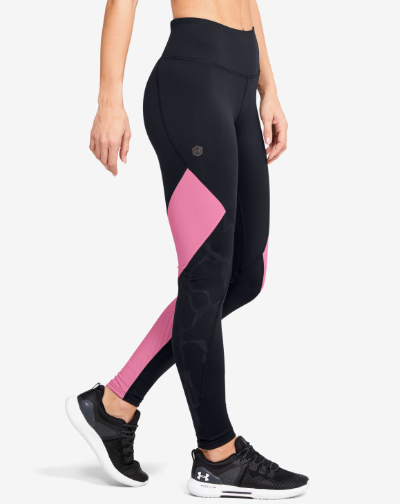 detail UA Rush Embossed Leggings-BLK