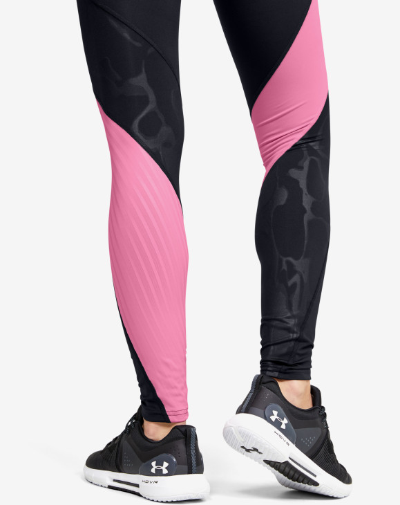 detail UA Rush Embossed Leggings-BLK