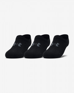 Dámské ponožky Under Armour UA Essential UltraLowTab 3pk-BLK